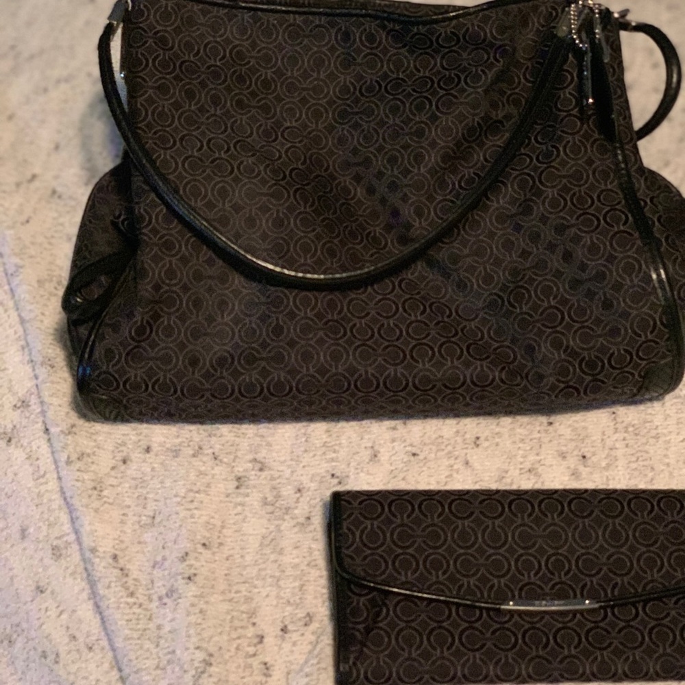 Coach purse and wallet